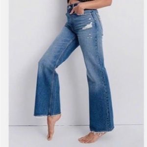 New with tags Abercrombie & Fitch Annie High rise wide leg jeans 14 S 32